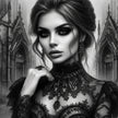 Gothic Grace Canvas