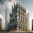 Gothic Urban Fusion Canvas