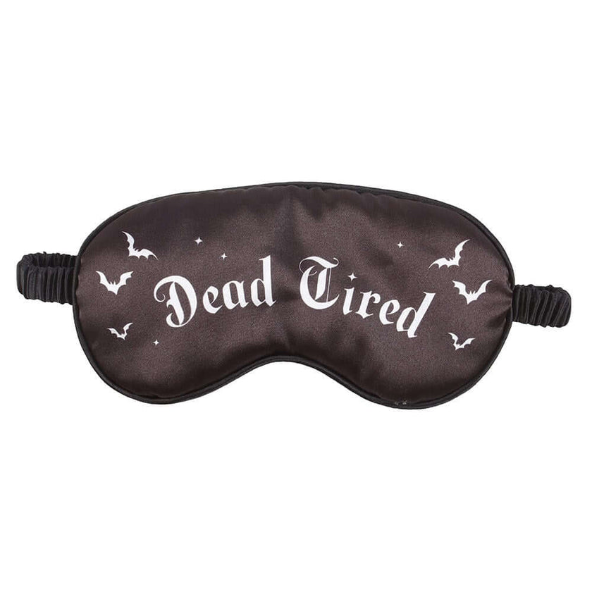 Gothic Gifts Dead Tired Satin Sleep Mask