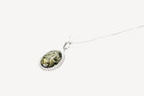 Green Amber Quintessence Pendant