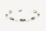 Green Baltic Amber Link Bracelet