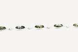 Green Baltic Amber Link Bracelet