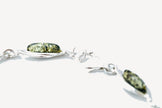 Green Baltic Amber Link Bracelet