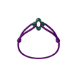 Green Clover Cord Bracelet