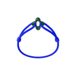 Green Clover Cord Bracelet
