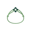 Green Clover Cord Bracelet