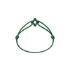 Mini Green Clover Cord Bracelet