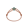 Mini Green Clover Cord Bracelet