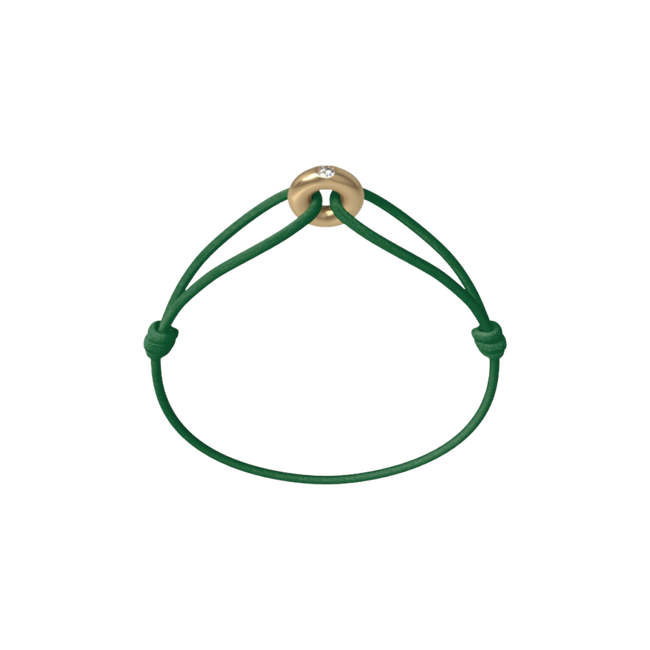 Mini Golden Soho Diamond Cord Bracelet