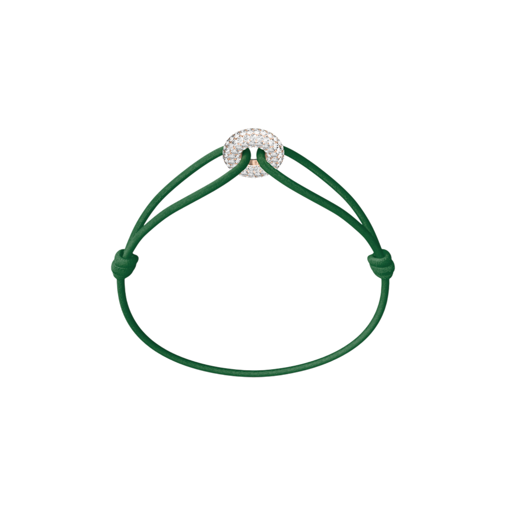Mini Rose Soho Pavé Cord Bracelet