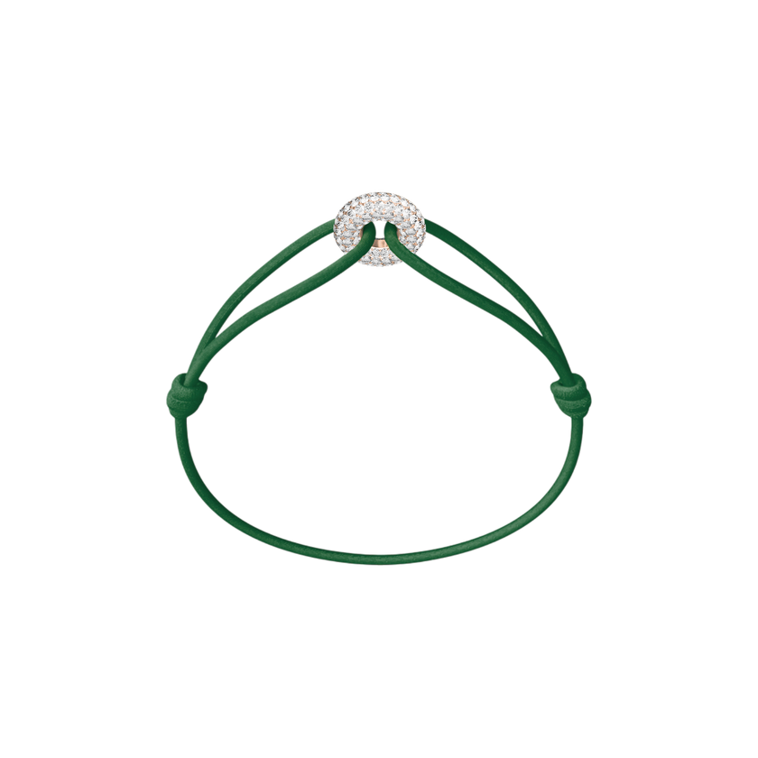 Mini Rose Soho Pavé Cord Bracelet