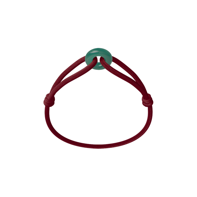 Green Soho Cord Bracelet