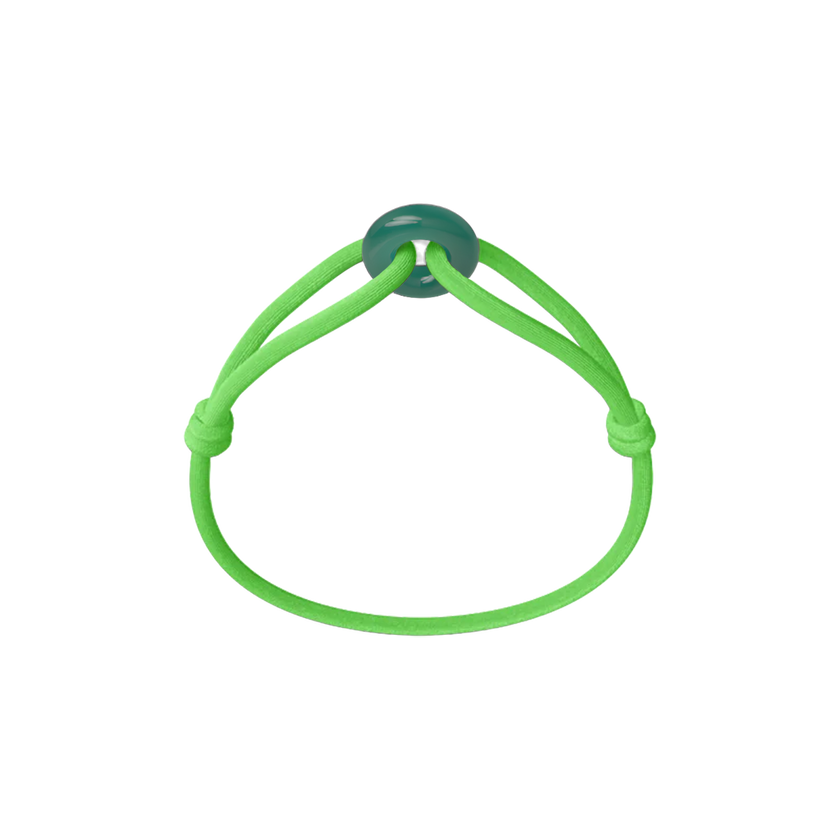 Green Soho Cord Bracelet