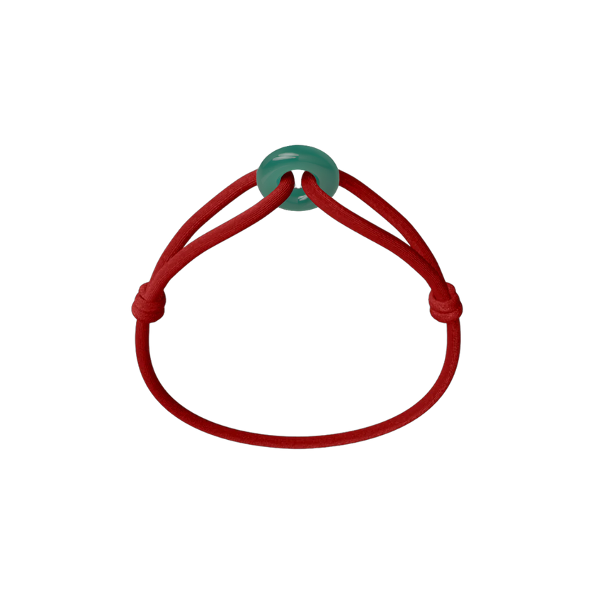 Green Soho Cord Bracelet