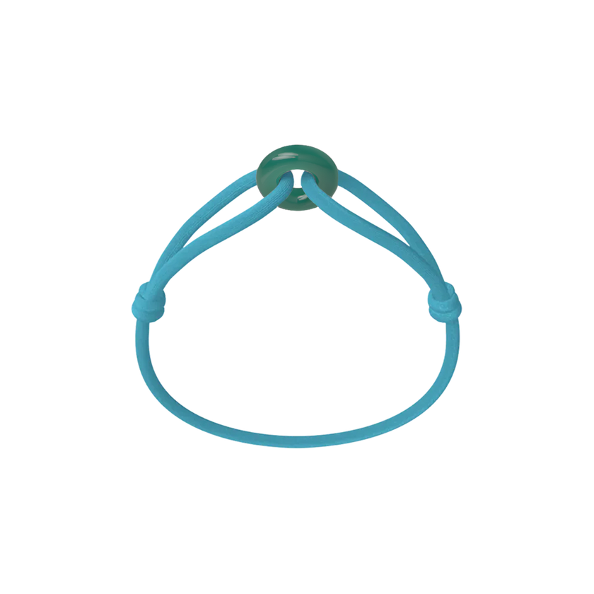 Green Soho Cord Bracelet