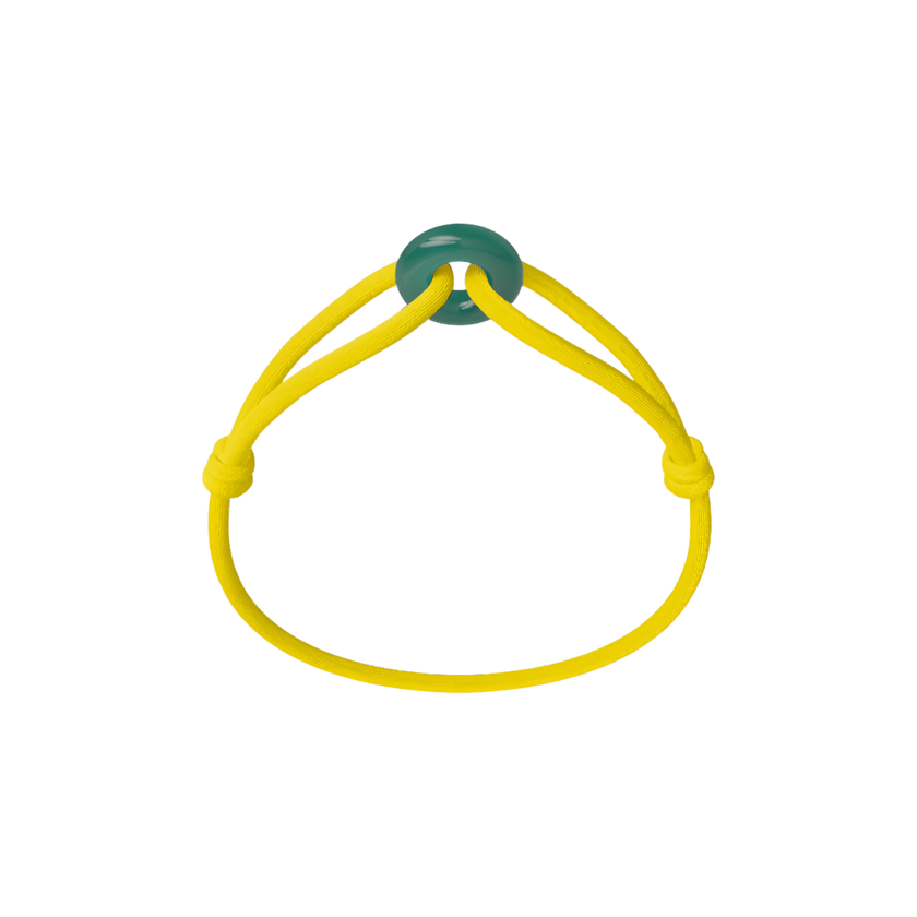 Green Soho Cord Bracelet