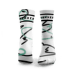 Padel-Socken mit Wellenlinien-Design