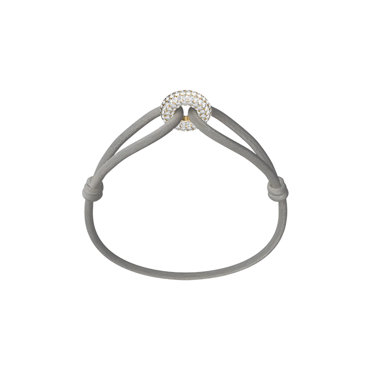 Goldener Soho Pavé Kordelarmband