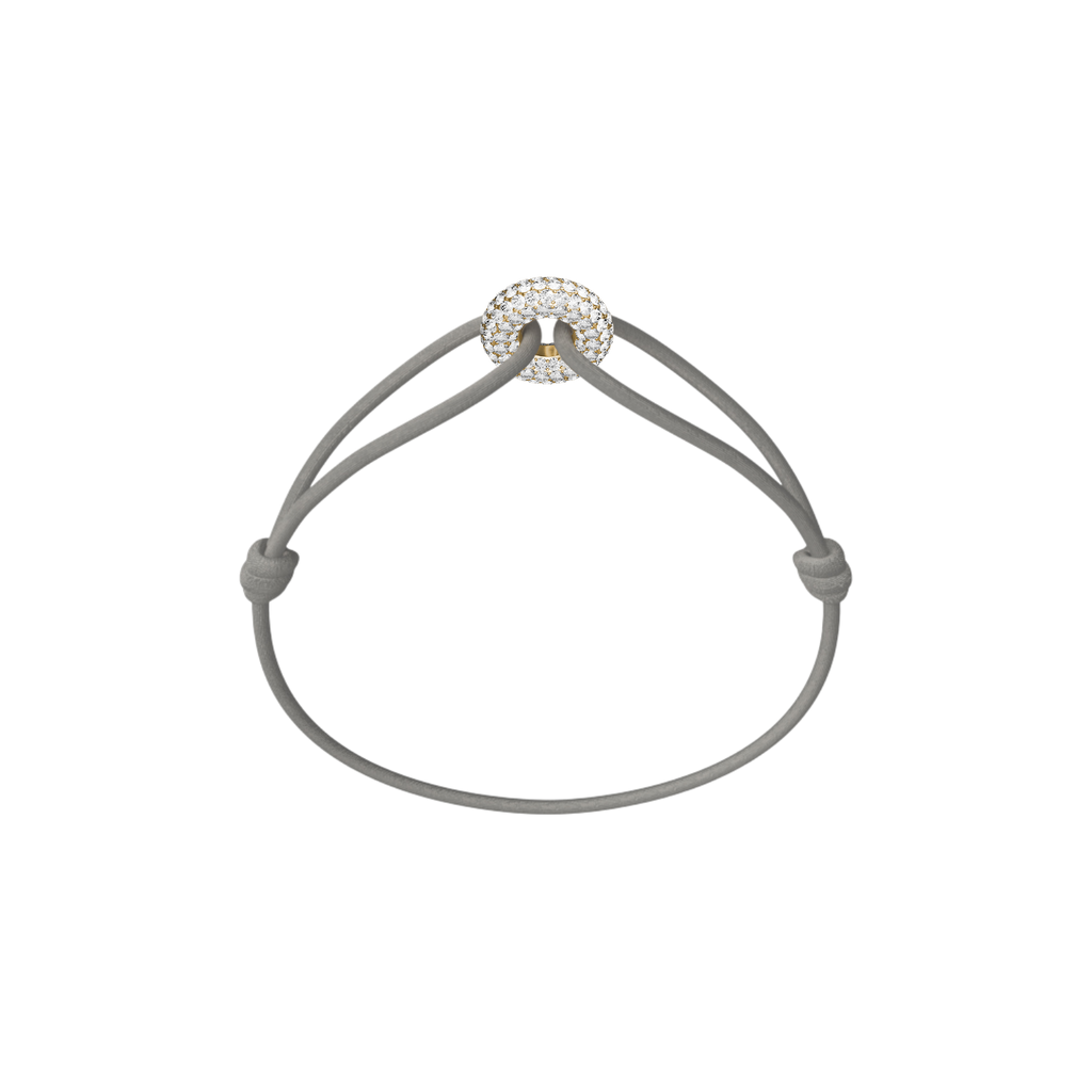 Mini Golden Soho Pavé Cord Bracelet