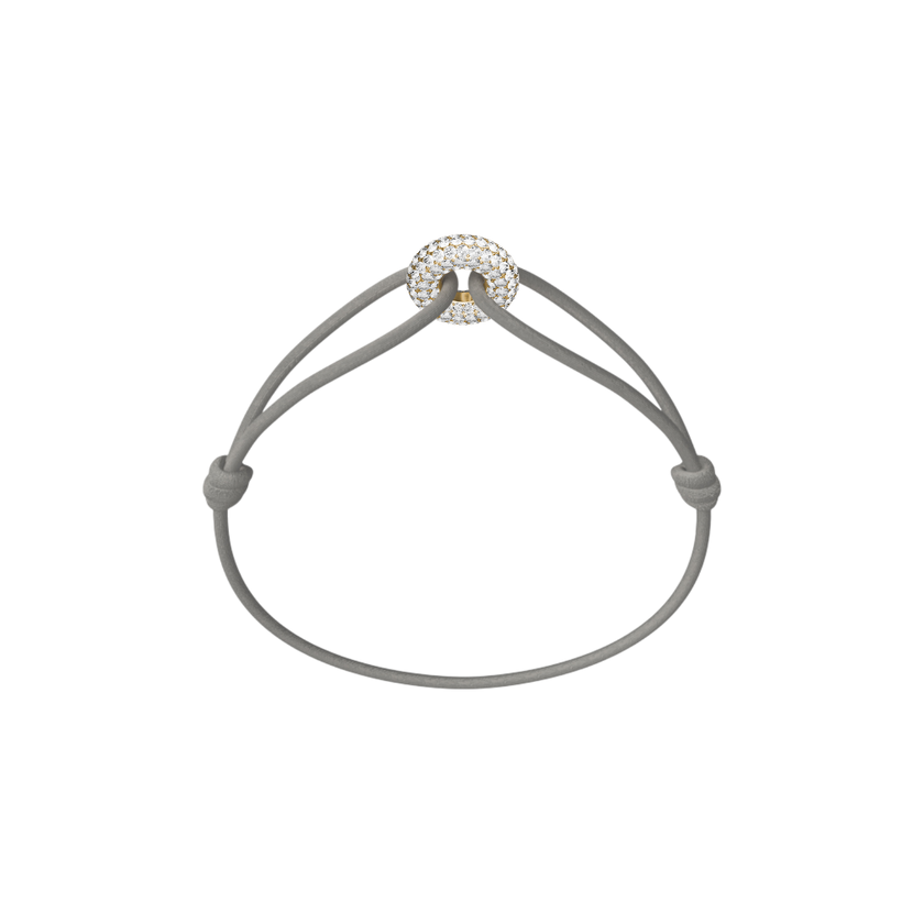 Mini Golden Soho Pavé Cord Bracelet