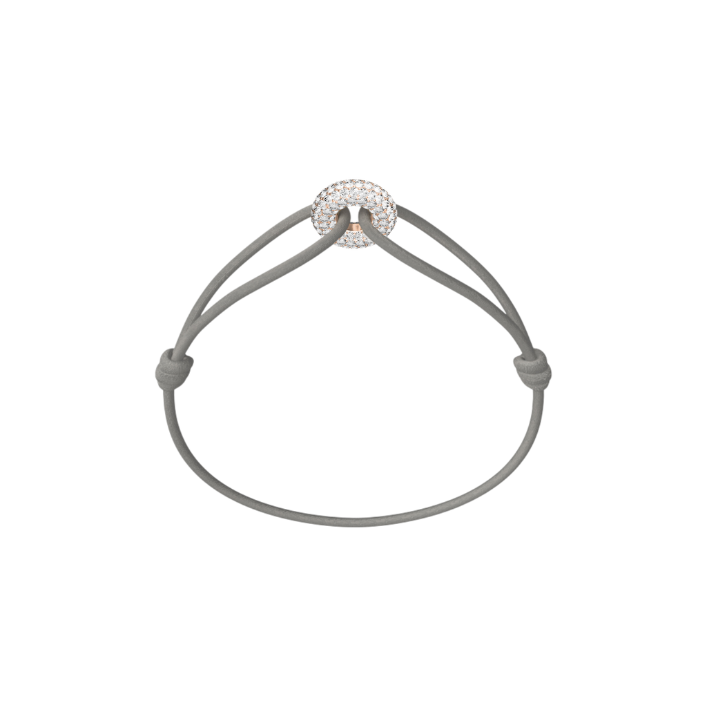 Mini Rose Soho Pavé Cord Bracelet