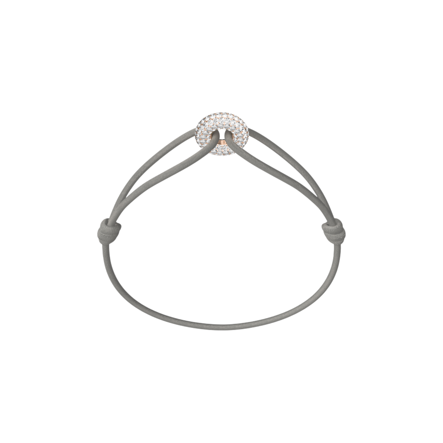 Mini Rose Soho Pavé Cord Bracelet