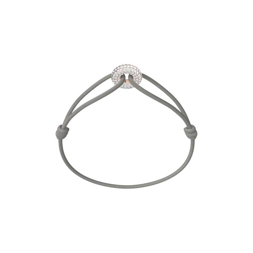 Mini Rose Soho Pavé Cord Bracelet