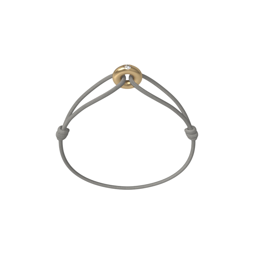 Mini Golden Soho Diamond Cord Bracelet