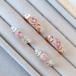 Aurelia Pink Saphirring in Sterlingsilber