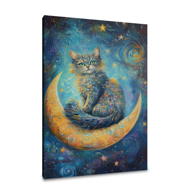 Galaxie-Wächter-Katzenleinwand