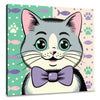 Whimsical Cat Canvas