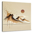 Tranquil Mountain Splash Canvas