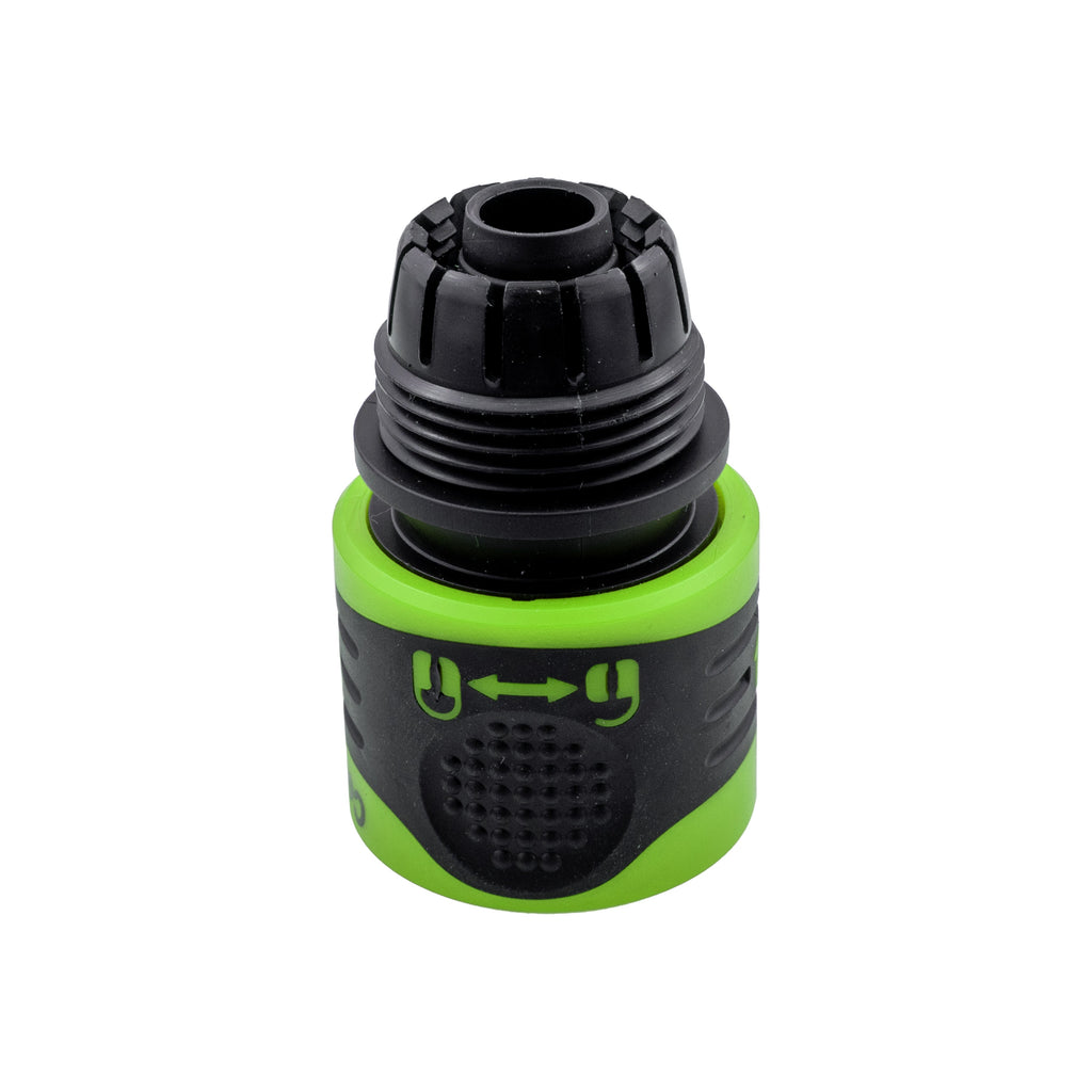 Premium Garden Hose Yellow with Green Lock Connectors