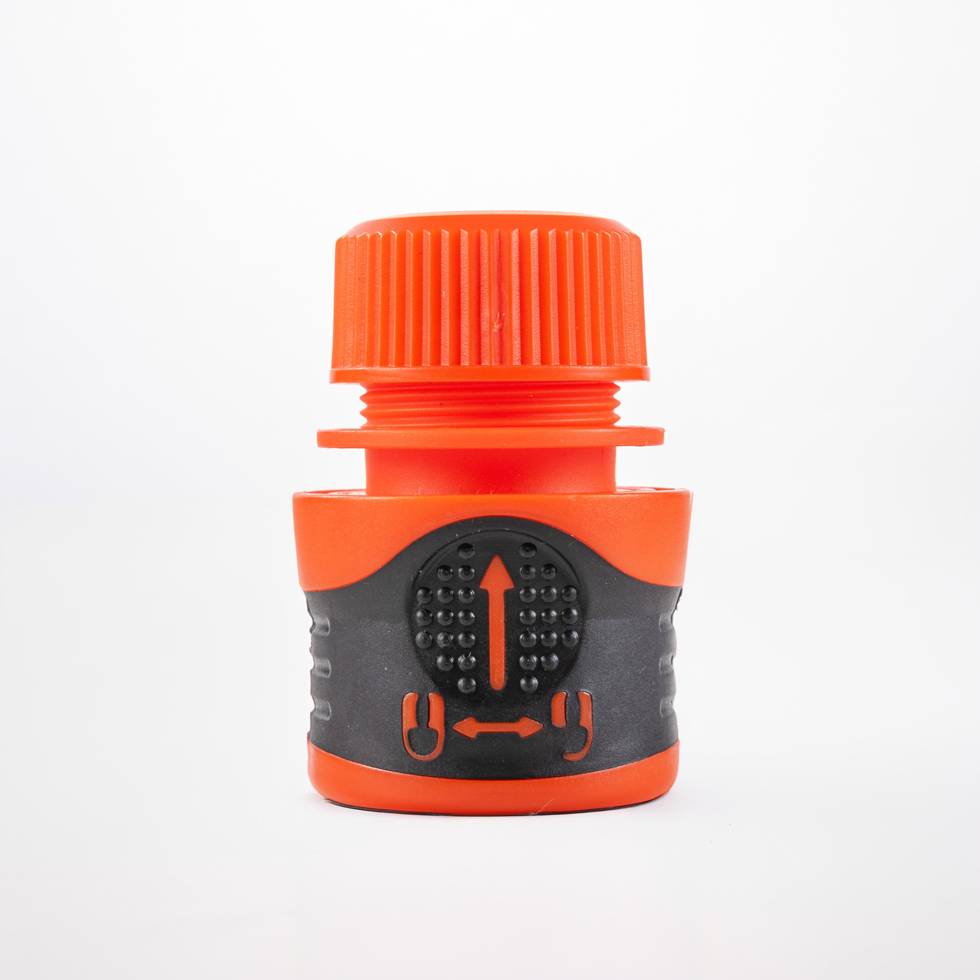 Premium Garden Hose Yellow with Orange Lock Connectors