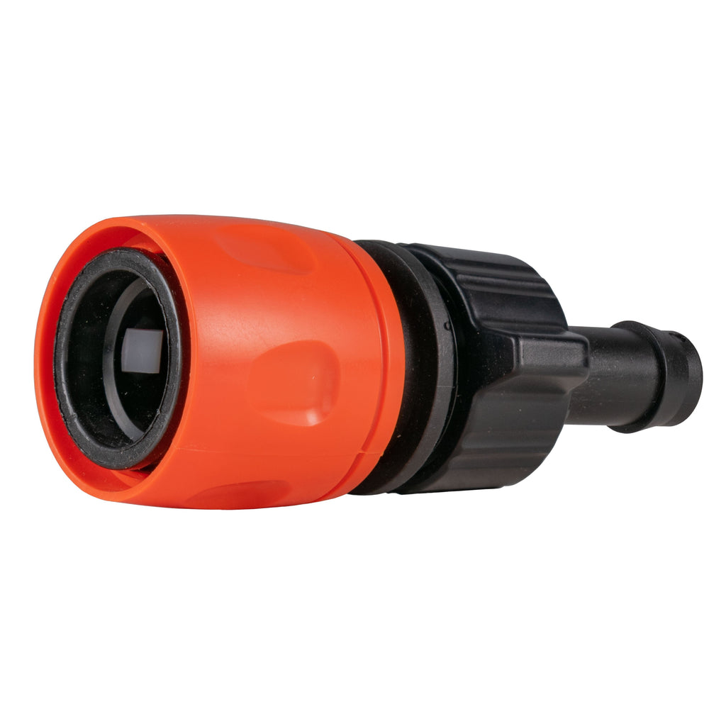 3/4" BSPF Thread Quick Connect Valve with Hose Connector 16mm Barb