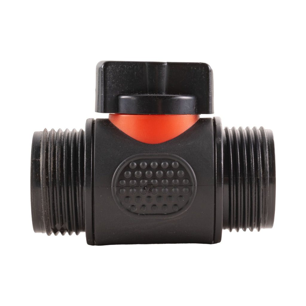 In Line Soft Touch Valve 3/4" BSPM Black