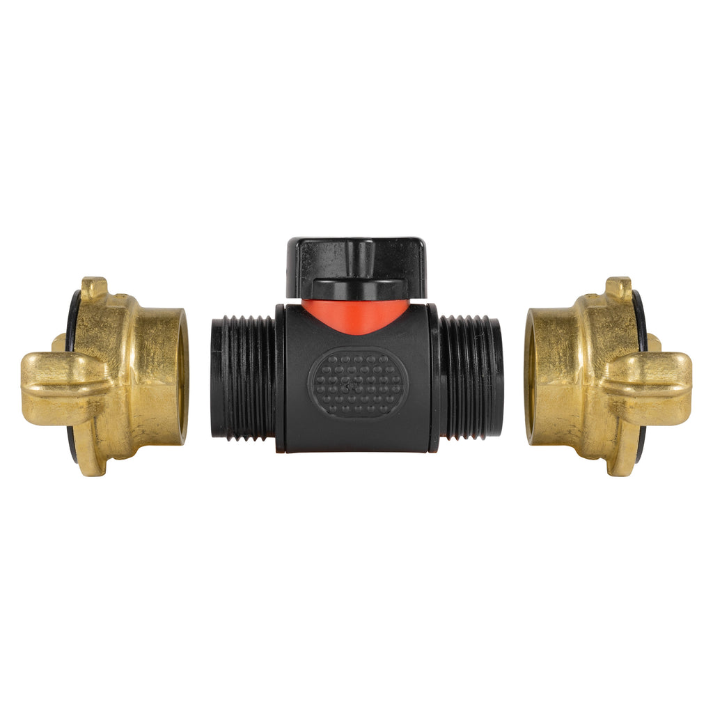 In-Line BSPM Valve with 2 x Geka Type Connectors