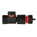 3/4" BSPF Thread Quick Connect Valve with Hose Connector 4mm Barb