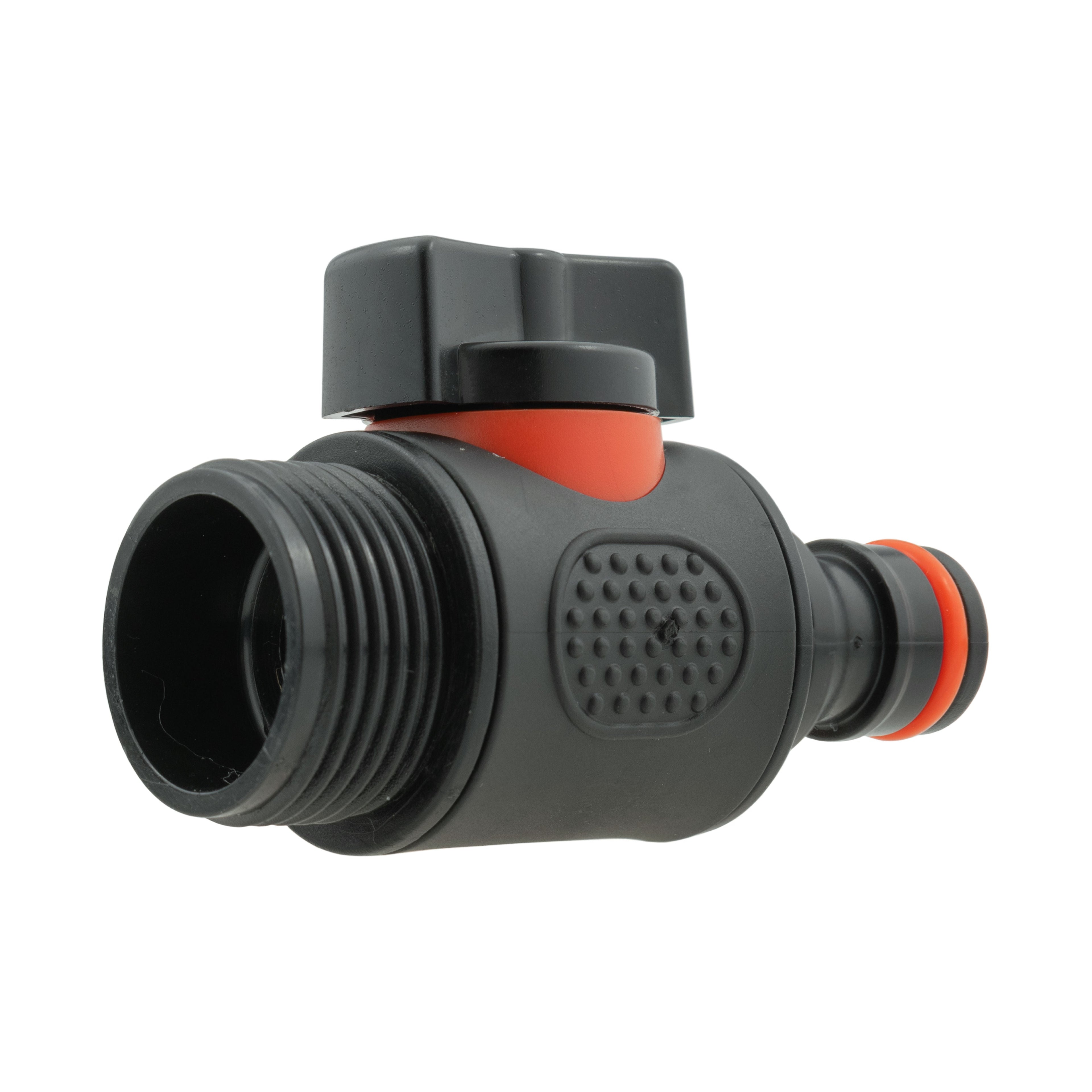In Line Soft Touch Valve 3/4" BSPM to Male Black