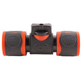 In Line Soft Touch Valve Snap-On Female Black