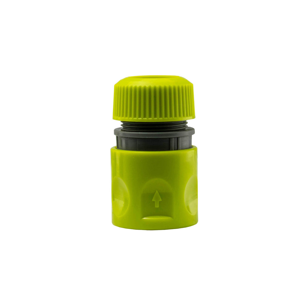 Premium Garden Hose Set Yellow with Lime Connectors