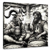 Woodland Tavern Comrades Canvas