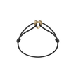 Golden Heart Kordelarmband