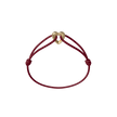 Golden Heart Kordelarmband