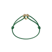 Golden Heart Kordelarmband
