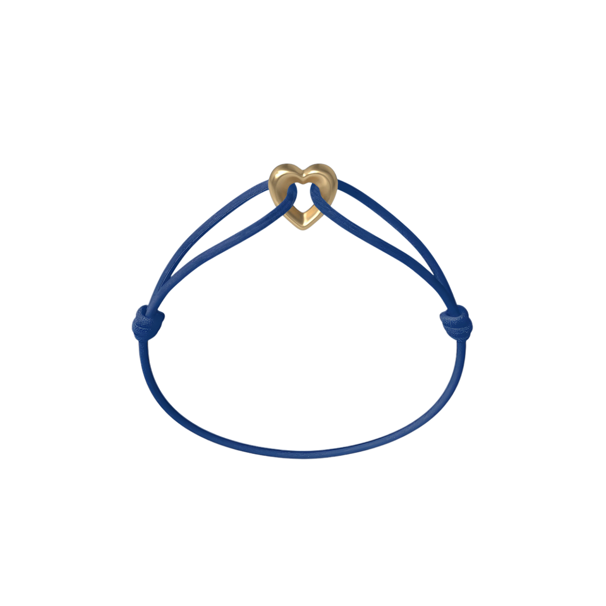 Golden Heart Kordelarmband