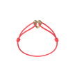 Golden Heart Kordelarmband