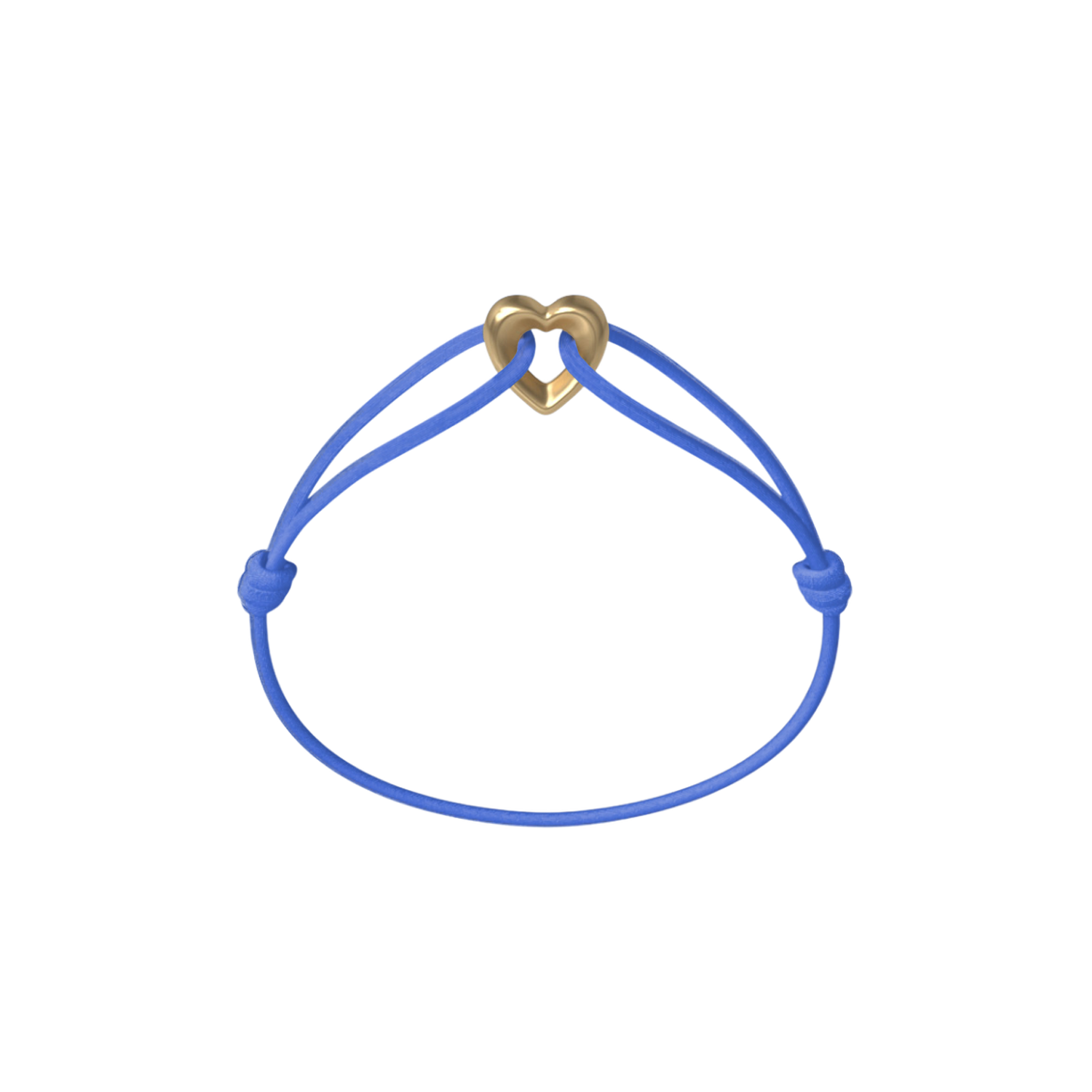 Golden Heart Kordelarmband