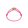 Golden Heart Kordelarmband