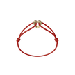 Golden Heart Kordelarmband